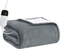 BOMOVA Heated Electric Blanket Twin - 62" x 84" Heating Blanket with 10 Heating Levels & 8 Hours Auto Off, Warm Flannel Blanket, Christmas Birthday Gifts for Women