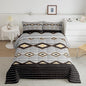 Feelyou Southwestern Bedding Set Geometric Comforter Set for Kids Boys Girls Room Decor Tribal Comforter Toddler Size Native American Design Brown Duvet Set 2Pcs