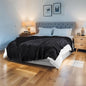 Electric Heated Blanket 72"x84" Full Size Microplush Cover Blanket 5 Heat Settings & 10 Hours Auto Off, Cozy & Warm for All Night, Machine Washable, Black