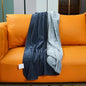 Waterproof Blanket for Bed Couch Sofa, Reversible & Reusable Cat, Dog Blanket Waterproof Washable, Small Water Resistant Blankets, Leakproof (40"x60", Dark Grey/Silver Grey), Ahinahwap