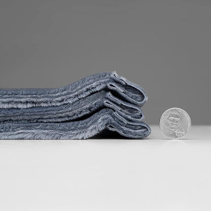 Mellowdy Extra Thick Hearty Plush Flannel Blanket (Dark Grey, 60x80) - 500GSM Twin Size Warm Blanket for Winter, Fall | Soft, Fluffy, Cuddly, Perfect for Bed, Oversized Throw for Couch, Sofa