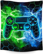 Gamer Throw Blanket - 50" x 60" Gamer Gifts for Teen Boys - Plush Flannel Throws Stuff Gaming Room Decor
