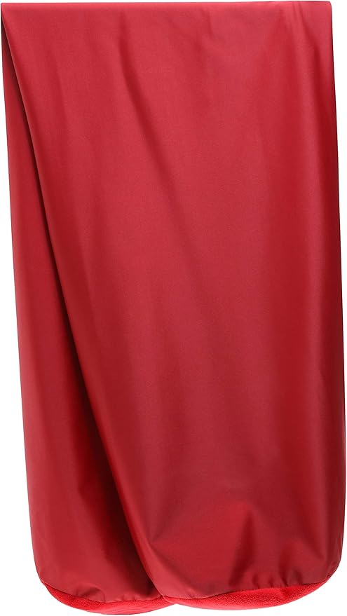 Case Only - Body Pillow Cover Stylish Silky Super Soft - 85% Spandex/ 15% Nylon Blend, Beauty - Anti Wrinkle, Anti Aging Prevention - Breathable Pillowcase Design - Gentle on Hair Size 48 X 8, Maroon