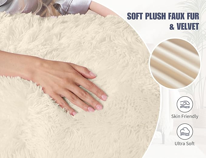 Bed Memory Foam Pillows with Removable Covers for Queen Bed 20x54 Soft Nursing Couch Pillows with Long Pillow Case for Beige Body Pillow Side Sleeper for Kids Machine Washable