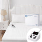 Sealy Heated Mattress Pad Twin Size with 10 Heated Settings | Electric Mattress Pad Bed Warmer 39"x75" | Auto Shut Off 1-9 Hours| Fit Up to 15 Inch Deep Pocket | Machine Washable