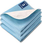 Washable Waterproof Underpads, 24" x 18" (3 Pack) Heavy Absorbency Reusable Incontinence Pads for Chair, Bassinet, Crib, Car Seat, Sofa, Wheelchair