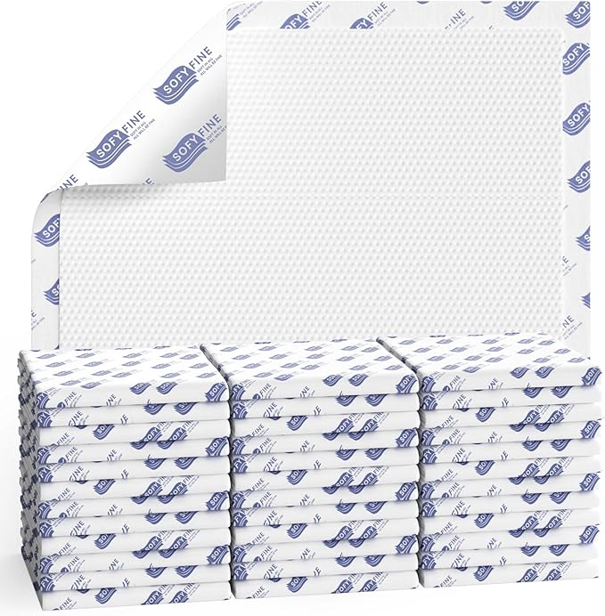 Tear Resistant Bed Pads 36"x36" Disposable Extra Large 135 Gram Heavy Duty Absorbency Adults Incontinence Chucks, XXL Thicken Puppy Pee Pads,10X Absorbency 360 Lb Transfer[60 Pads]