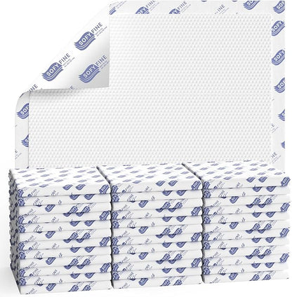Tear Resistant Bed Pads 36"x36" Disposable Extra Large 135 Gram Heavy Duty Absorbency Adults Incontinence Chucks, XXL Thicken Puppy Pee Pads,10X Absorbency 360 Lb Transfer[60 Pads]