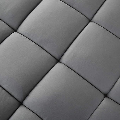 LEISURE TOWN Mattress Pad TwinXL Size Soft Cotton Mattress Cover,Quilted Fitted Mattress Topper with Deep Pocket fits 8-21 inch Mattress,Breathable Fluffy Pillow Top,Cooling Mattress Protector, Grey