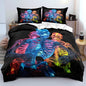 Christmas Queen Duvet Comforter Cover Sets with 2 Pillow Cases Standard Size for Kids Girls Teens Adult Bedroom Decor