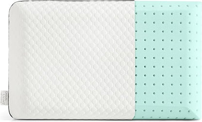 Casual Living Memory Foam Pillow, King Size (1 Count) – White, Hypoallergenic Removable Washable Cover, Soft Support for Back, Stomach & Side Sleepers, Ideal for Dorms & Bedrooms