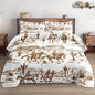 King Size Comforter Set with 2 Pillowcase, American Desert Cowboy Soft 3 Pcs Bedding for Kids and Adults, Western Vintage Horse Comforter Set for Room Bedroom Bed Decor