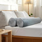 Inflatable Body Pillow for Adults Kids, 47 Inch Body Pillows for Side Sleeper, Travel Body Pillow for Bed, Bolster Pillow, Round Cervical Cylinder Pillow for Sleeping