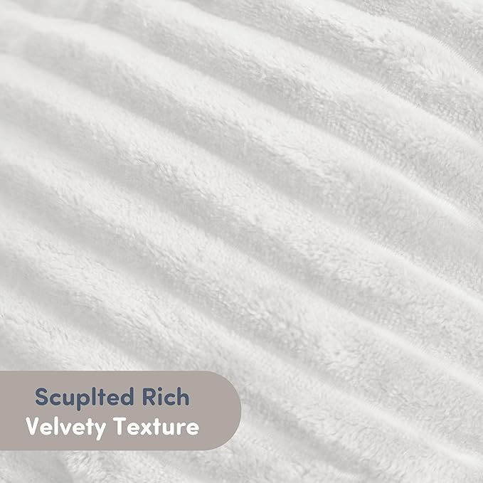 Nestl Reading Pillow with Shredded Memory Foam, Luxe Cut Plush Back Pillow for Sitting Up in Bed, Back and Arms Adjustable Support for Adult & Teens, Backrest Pillows with Washable Cover White
