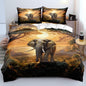Elephant Duvet Cover Boho Exotic Style Elephant Bedding Set for Kids Boys Girls Teens Bedroom Decor Mandala Duvet Cover Set Colorful Duvet Set 3Pcs King Size