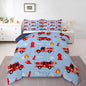 Erosebridal Red Fire Truck Toddler Bedding Set Firefighter Fire Truck Comforter for Boys Girls Kids Fighting Supplies Fireman Car Vehicle Bedding Comforters & Sets Ambulance Blue Red Quilt Full