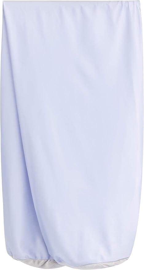 Case Only - Body Pillow Cover Stylish Silky Super Soft - 85% Spandex/ 15% Nylon, Beauty - Anti Wrinkle, Anti Aging Prevention - Breathable Pillowcase Design - Gentle on Hair Size 48 X 8, Silver Mist