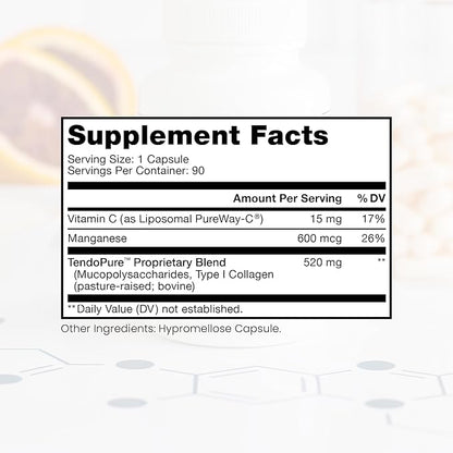 Pure Therapro Rx Acute Injury | Tendon & Ligament Support | Convenient Once a Day Clinical Dose | Supports Tendon Health, Movement & Physical Function | Pharm-Grade (90 Capsules)