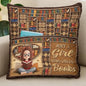 Pawfect House Custom Pocket Pillow (Insert Included), Personalized Bookish Gifts For Book Lovers, Bookworms, Readers, Warmth Lives In Stories, Book Reading Pillow, Bedroom Decoration Gifts for Readers