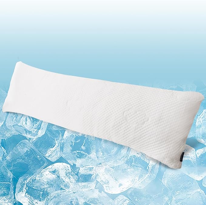 Body Pillow, Cooling Memory Foam Body Pillows for Adults Sleeping,Big Large Firm Full Body Pillow for Side Sleeper