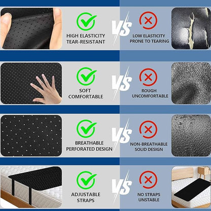 Grounding Mat for Bed, Grounding Pad for Sleeping, Tear-Resistant PU Leather Grounding Mattress with Cord
