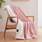 Sealy Electric Blanket Throw Size 50"*60",Super Cozy Flannel to Sherpa Reversible Heated Blanket Throw with 6 Heating Levels & 2-10 Hours Auto Off Overheating Protection Machine Washable,Pink