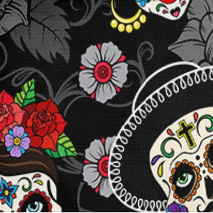 3D Print Halloween Skull Bedding Set Queen,Halloween Duvet Cover and 2 Halloween Pillowcase Fashion Bed Set for Festival Decor