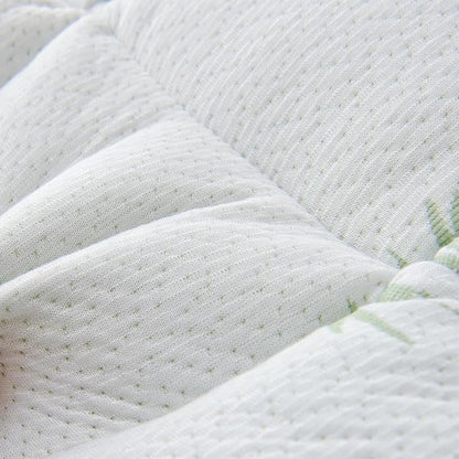 oaskys Mattress Topper Full Size - Cooling Extra Thick Breathable Viscose Made from Bamboo Mattress pad - Soft Quilted Fitted Mattress Cover with Down Alternative Fill (8-21”Deep Pocket)