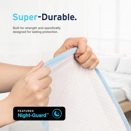 50 x AYDMED Incontinence Underpads 36" x 36" with Adhesive Strips | XXXL Bed Pads Disposable Adult | Max Absorbency Chux Pads for Adults, Children & Babies | Incontinence Bed Pads & Pee Pads