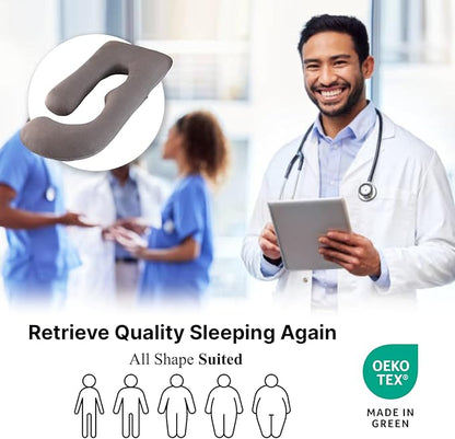 ALLOPERA Pregnancy Pillow, Full Body Maternity Pillow 57 inch, with Removable Washable Cover - Sleep Support for Legs, Back, Neck, Shoulder, HIPS, Belly for Pregnent Women (Cooling Cover)