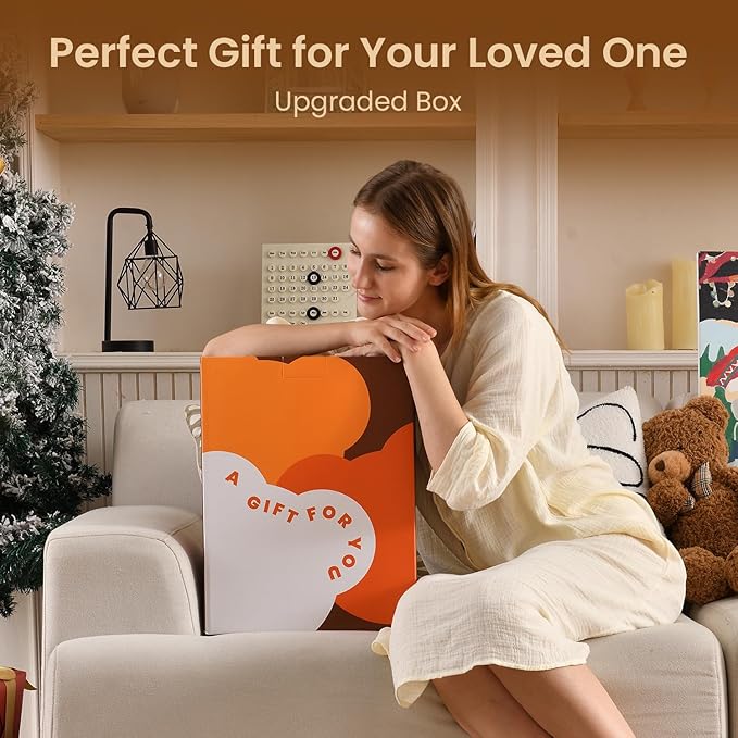 Bearhug Electric Blanket Full Size 77" x 84", 10 Heat Settings Heated Blanket, 1-12 Hour Auto Shut-Off, Faux Fur & Sherpa Dual-Sided Heating Blanket, Machine Washable, Gift-Ready Elegant Packaging