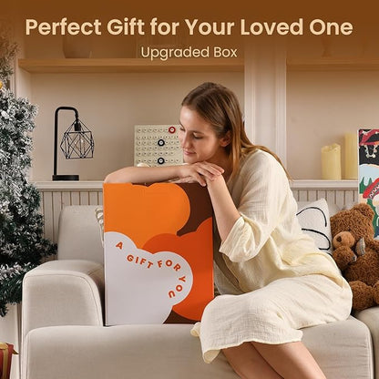 Bearhug Heated Blanket 6 Heat Settings Electric Blanket, 4-Hour Auto Shut-Off, Luxurious Faux Fur & Sherpa Dual-Sided Heated Throw, Machine Washable, 50 x 60 Inches, Gift-Ready Elegant Packaging
