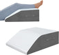 8" Leg Elevation Pillows Memory Foam Leg Support Bed Wedge Pillow Leg Elevated for Sleeping, Leg Pillows Good for Back& Knee& Hip& Ankles