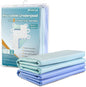 Washable Bed Pads with 8 Sturdy Handles 34”×52” Extra Large Reusable Underpads 4-Layers Leakproof Chucks Pads Washable for Incontinence (2 Pack)