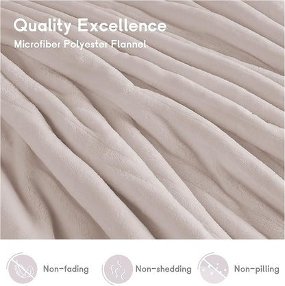 Heated Blanket Electric Blanket Full Size 72''x84'', Soft Flannel Heating Blanket with 1-10 Hour Auto Off - 6 Heat Settings - Machine Washable - White