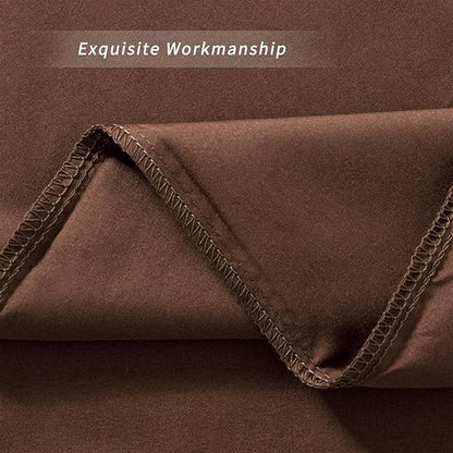 2 Pack Body Pillowcase 20 x 60 Inches Soft Comfortable Not Shrink Microfiber Body Pillow Cover, Coffee Body Pillow Cover with Hidden Zipper Closure