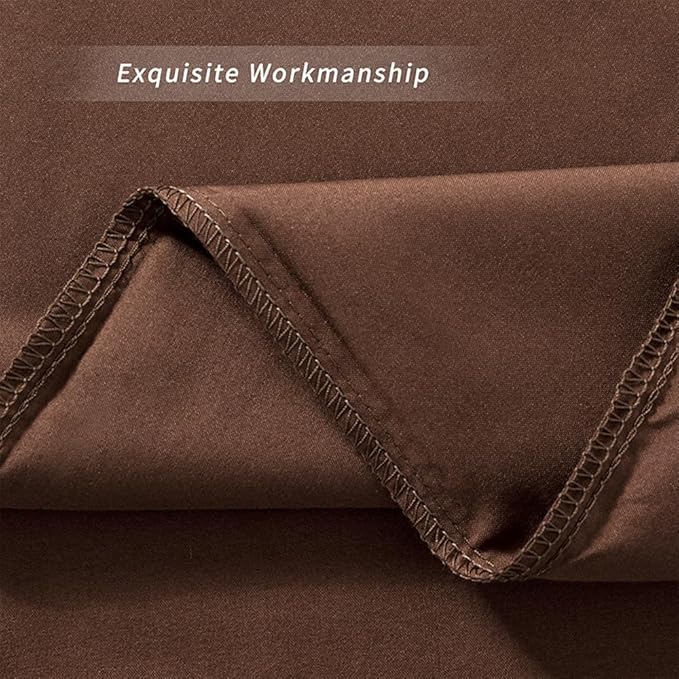 2 Pack Body Pillowcase 20 x 48 Inches Soft Comfortable Not Shrink Microfiber Body Pillow Cover, Coffee Body Pillow Cover with Hidden Zipper Closure