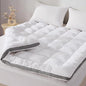 SAPHREAS 3 Inch Foam Mattress Topper Full Size, Extra Soft Pillow Top Mattress Pad with Breathable Air Mesh Sides, Back Pain Relief, Fluffy Shredded Foam Filled