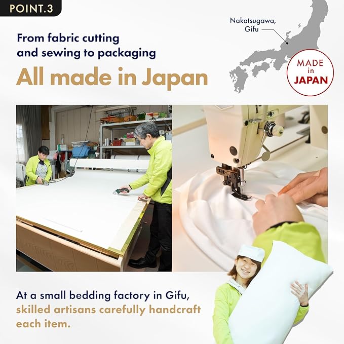 High-End Body Pillow - Made in Japan - 63"x20" (160x50cm) - Ultra Resilient & Smooth Touch - Washable Insert - LU9900LS-T Genuine Product Fabric Feel Level up