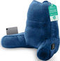 Sasttie Reading Pillow, Pillows for Reading or Relaxing – Ergonomic Support for Head, Neck, Back, and Lumbar, 23-Inch, Navy Blue