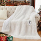 Heated Electric Blanket Twin–Faux Fur with Soft Thick Sherpa,Warm Winter Birthday Gifts for Women Grandma,10 Heat Settings,5 Time Settings with Fast Heating, 62x84, Snow Cloud
