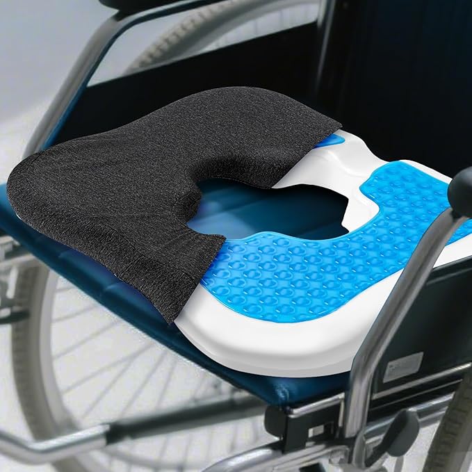 Bed Sore Cushion for buff & Wheelchair Cushion for Bedsores Prevention - Pain Relief for the Bedridden and Elderly- hemorrhoids treatment, Sciatica, Pressure Sores, Prostate Pillow, Coccyx, Post Natal