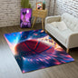 Basketball Rug for Boys Bedroom - Sports Rugs for Boys Bedroom, Sports Themed Carpet for Teens Kids Basketball Carpet for Living Room Floor Mat, Blue, 2x3 Feet