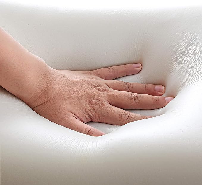 Bouncy Orthopedic Neck Support Pillow for Sleeping, Special Foam Deep Sleep Pillow, Bed Pillow for Side, Back, Stomach Sleepers, Removable and Washable Cover