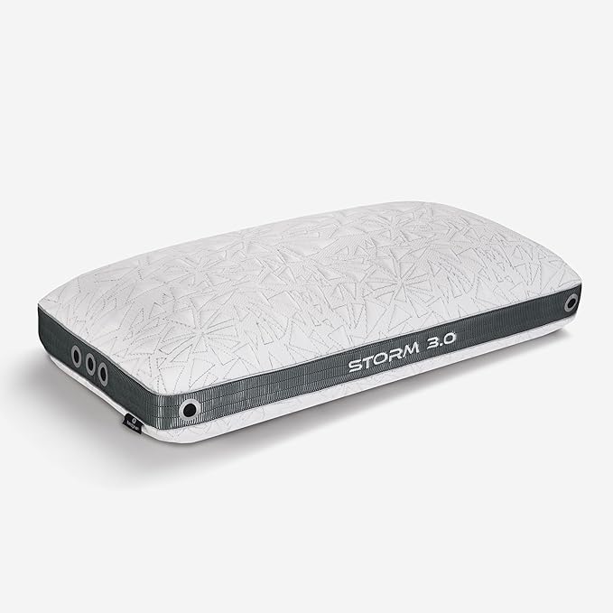 Bedgear Storm Performance Pillow 3.0 – Cooling Bed Pillow for Hot Sleepers, Medium Firm Support for All Sleep Positions – Dual-Sided Comfort, Breathable Air-X Mesh, Washable Ver-Tex Cover, 20” x 26”