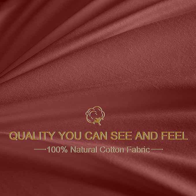 Goose Down Body Pillows for Adults, Large Body Pillow for Side Sleeper, Hugging Feather Body Pillow Insert, Cooling Full Length Long Pillow for Bed with 100% Organic Cotton Shell, (Burgundy 20"x54")