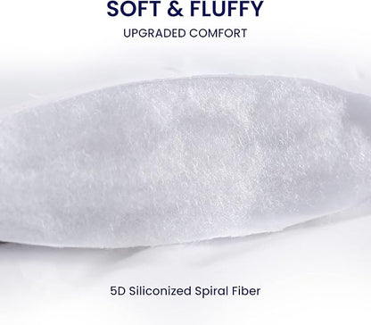 SLEEP ZONE Twin XL Mattress Pad Cover for College Dorm - Soft Fluffy Pillow Top Bed Mattress Topper Quilted Fitted, Deep Pocket 8-21 inch, Twin XL