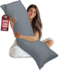 Utopia Bedding Full Body Pillow for Adults (Grey, 20 x 54 Inch), Long Pillow Insert for Sleeping, Ideal for Side Sleepers