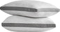 ACCURATEX Pillows Standard Size Set of 2, Rayon Derived from Bamboo Removable Cover, Shredded Memory Foam Pillow with Down Alternative Fill (Adjustable), Supportive Pillows for Side Back Sleepers