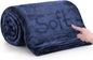 IR Imperial Rooms Fleece Blanket - Super Soft Fluffy Throw Blanket for Sofa and Bed - Warm and Cozy Lightweight 400 GSM Microfiber Bed Throws Blankets, 50 x 60 Inches (Throw/Travel, Navy)
